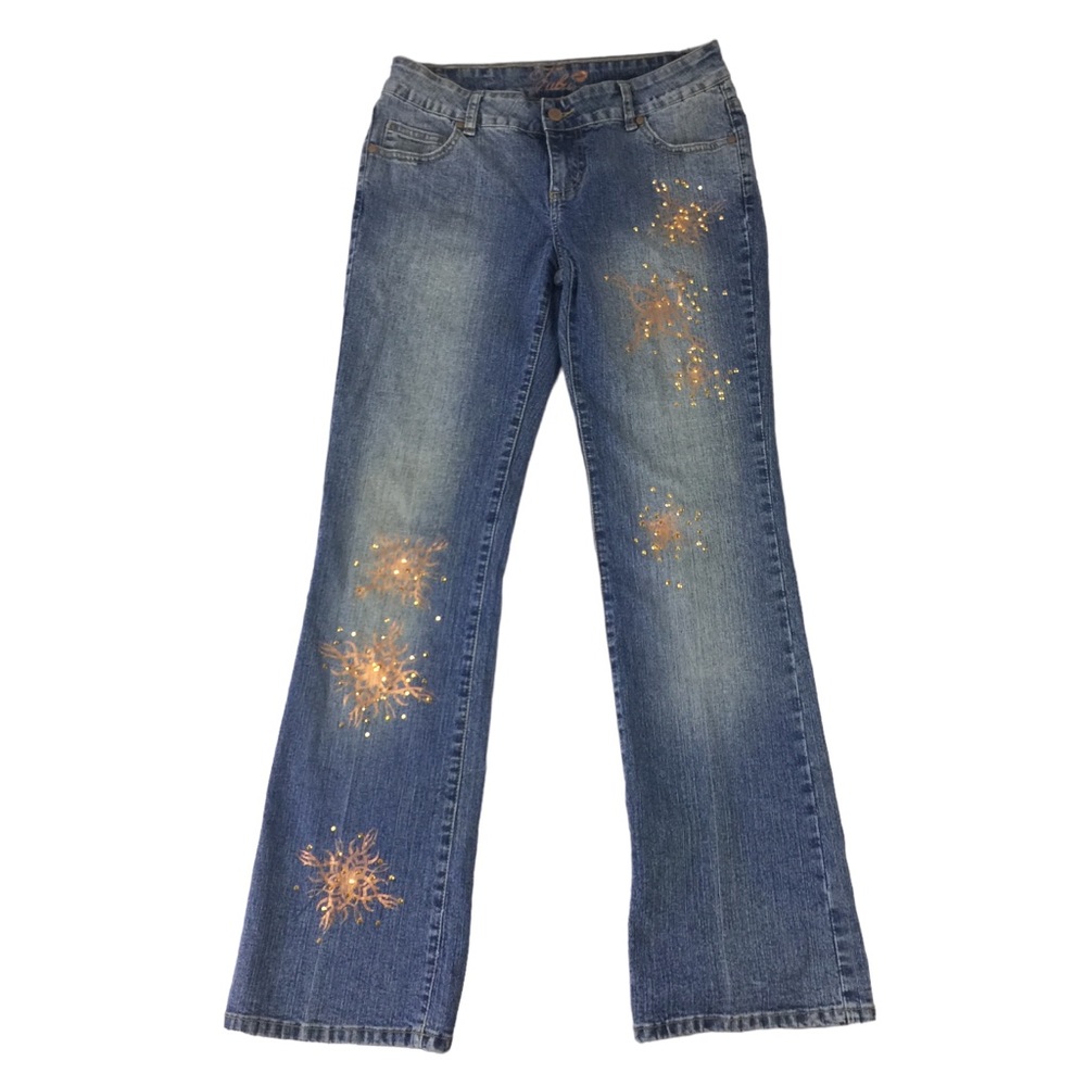 Fubu The Collection Starburst Bootcut Denim Jeans